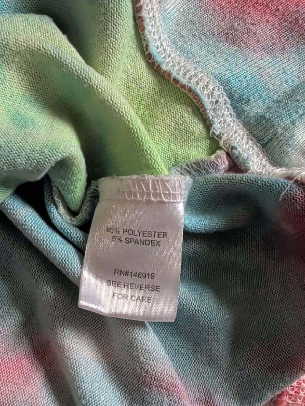 Tie-Dye Waffle-Knit Kids Outfit Set - Multicolor - Picture 3 of 3